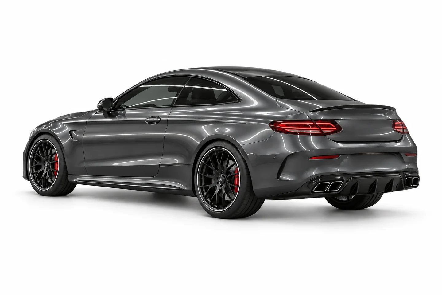 Mercedes-AMG C63 coupe — иллюстрация автомобиля для концепта